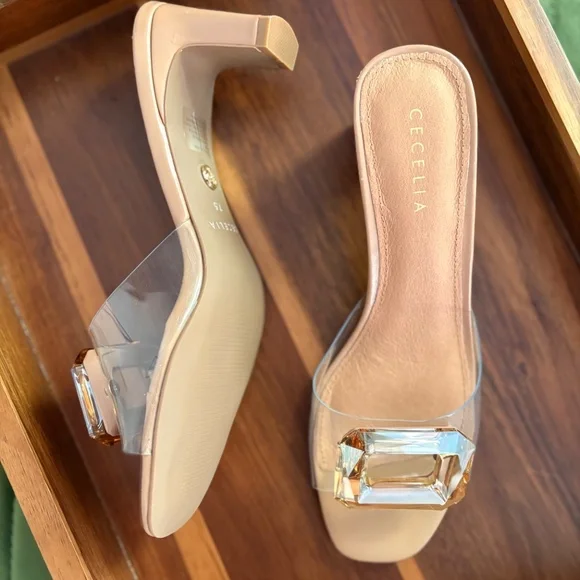 Cecelia New York Park Ave Jewel Tea Heels - Picture 5 of 5